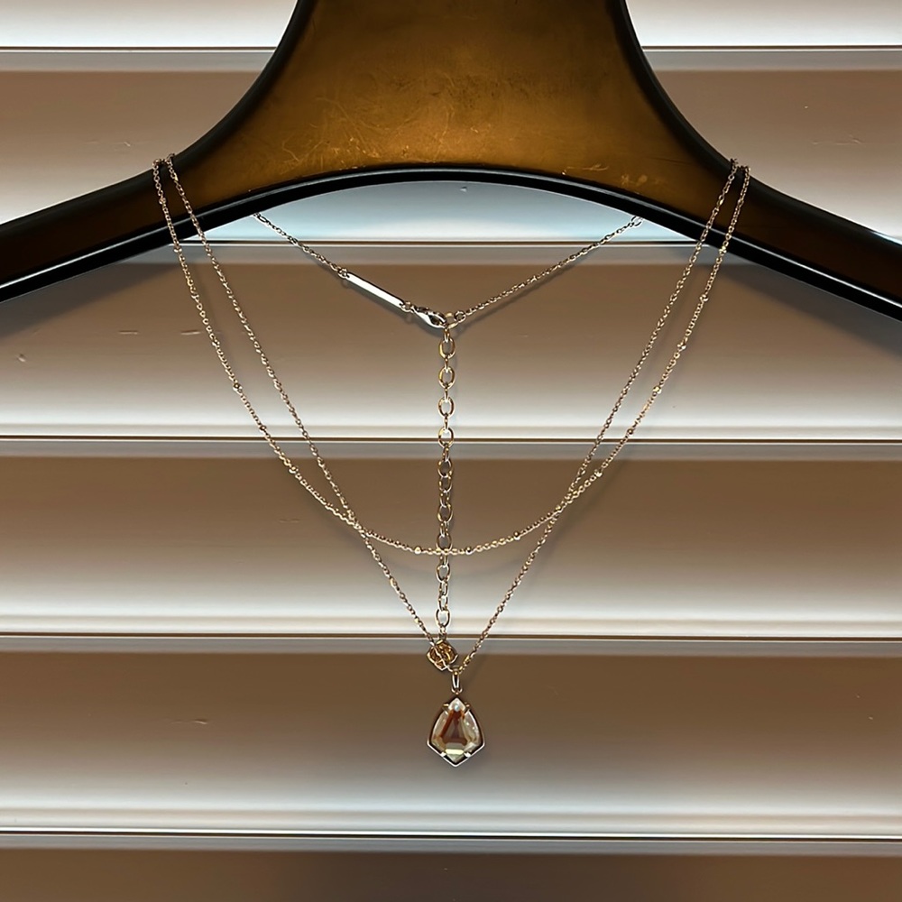 Kendra Scott necklace. Rarely used. $55